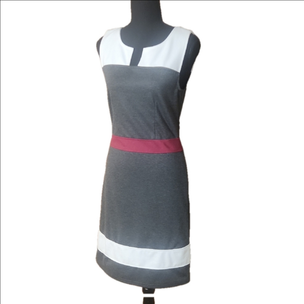 41 Hawthorn Color Block Sheath Dress, Size Small